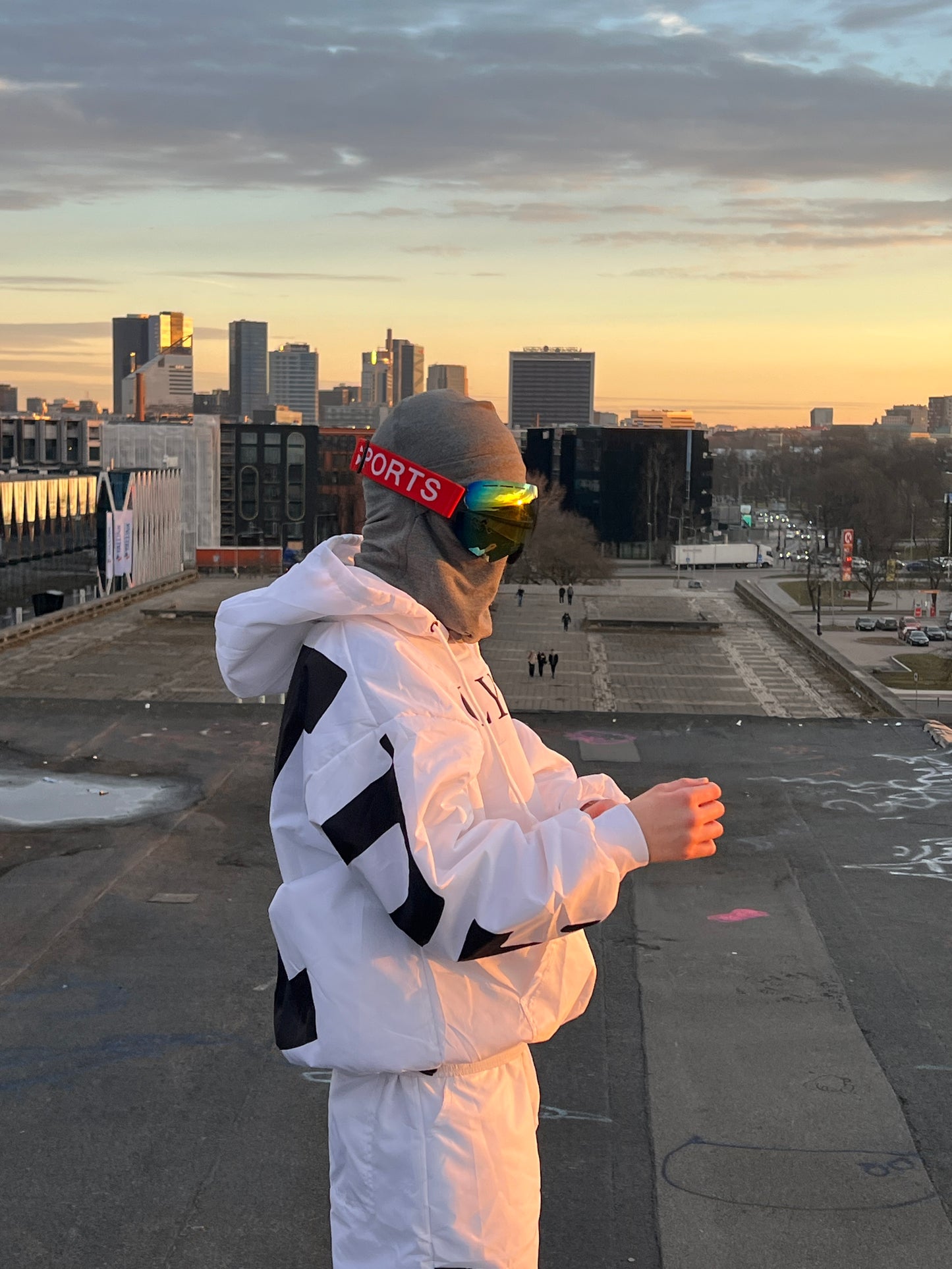 Glyde hoodie white