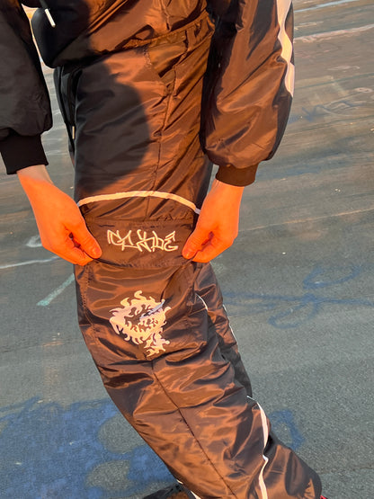 Glyde baggy ski pants black