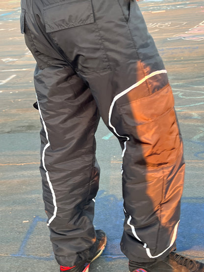 Glyde baggy ski pants black